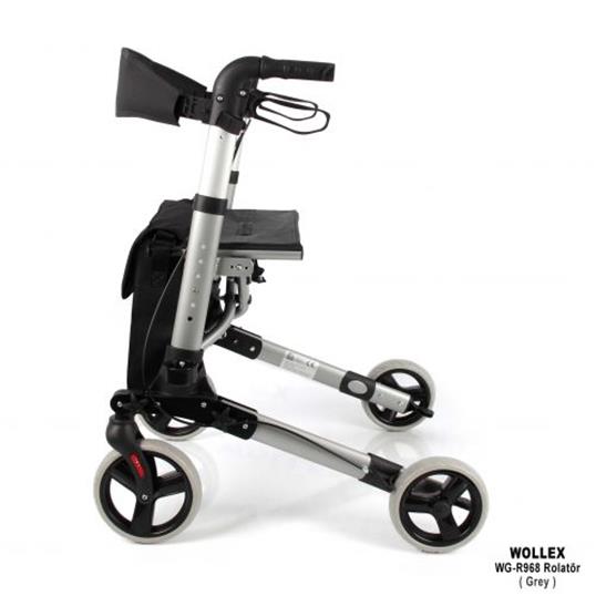 Wollex WG-R968 Lüx Alüminyum Tekerlekli Rollatör