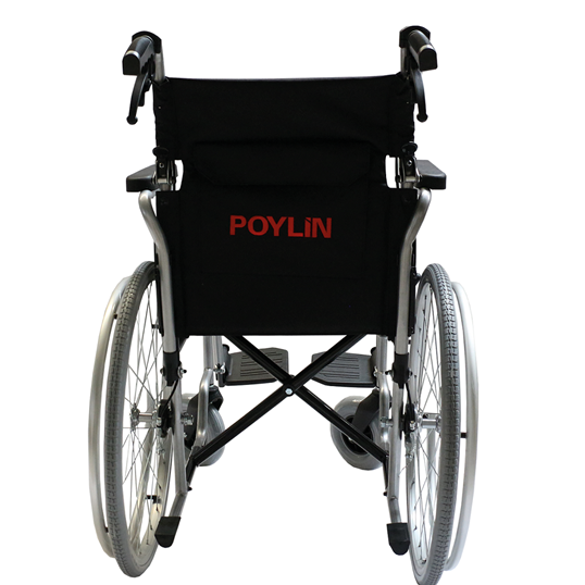 Poylin P120 Refakatçi Frenli Manuel Tekerlekli Sandalye 