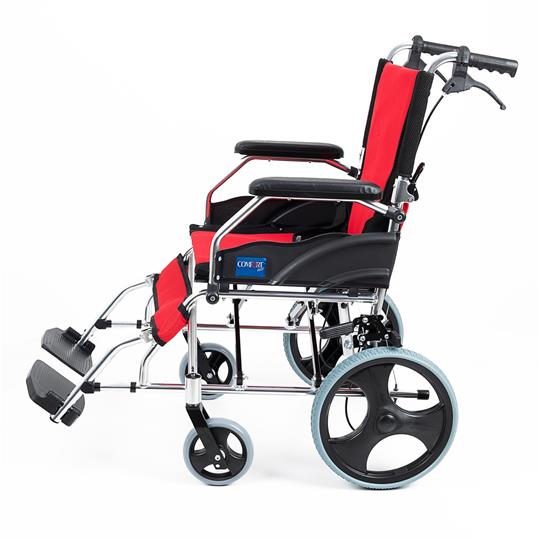 Comfort Plus 863-12 Kırmızı Refakatçi Tekerlekli Sandalye